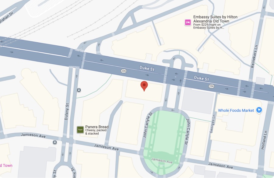 Map of the 114 Private Wealth location